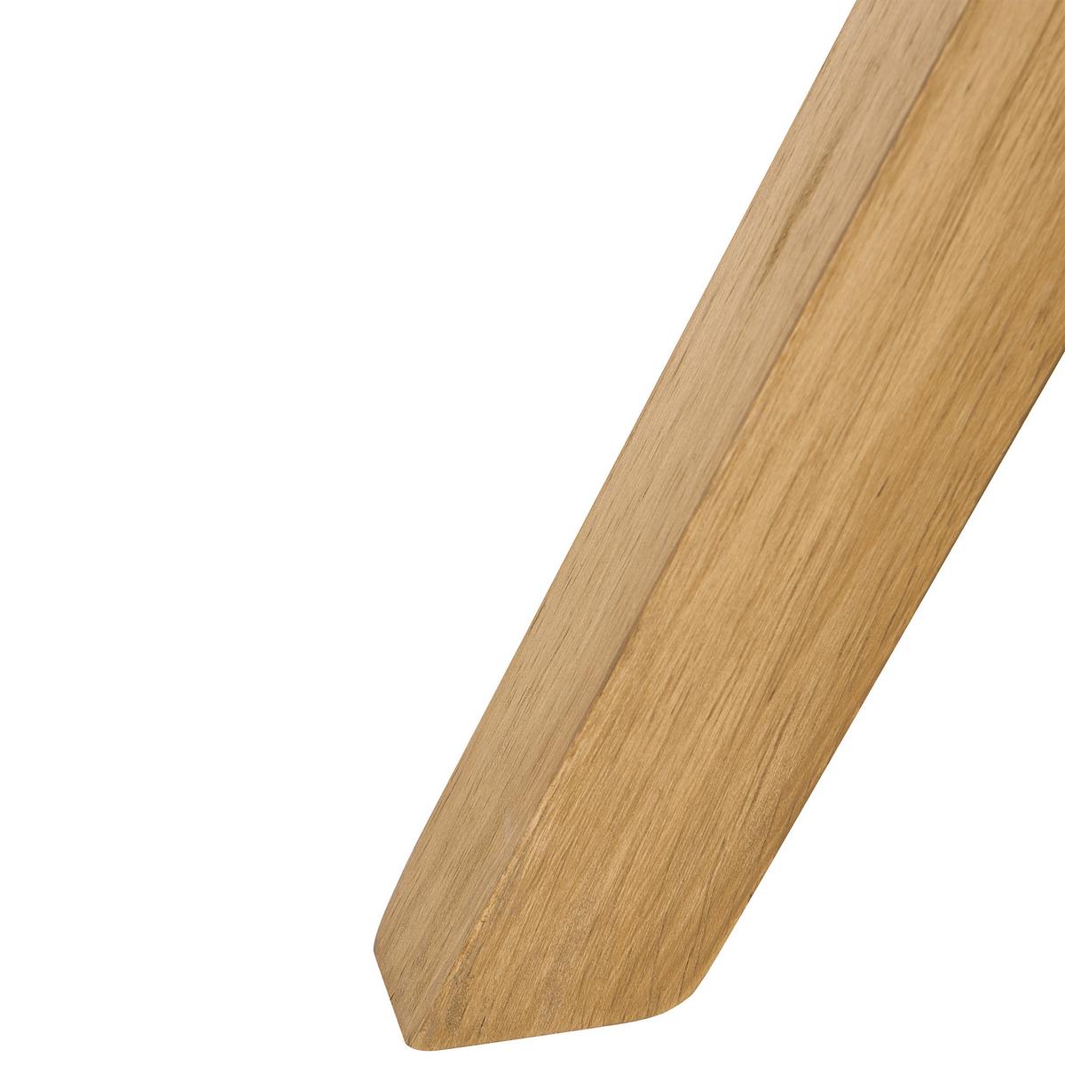 ESSZIMMERSTUHL Beige Rox - Beige/Braun, Textil (64/91/65cm) - Beliani