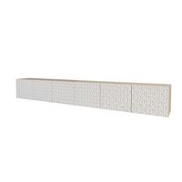 LOWBOARD VIRA-W 3x100x40x40 cm - Artisan / Weiß - Weiß, Holzwerkstoff (300/40/40cm) - ALTDECOR