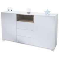 SIDEBOARD Skadu Eiche Evoke - Eiche San Remo, Holzwerkstoff (138.5/75.5/35cm) - Vladon