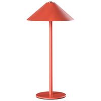 KABELLOSE LED Tischlampe mit Dimmer Metall Rot Modjo - Rot, Metall (18/18/33cm) - Beliani
