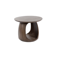 BEISTELLTISCH MEVA Braun Akazie - Braun, Akazienholz/Holz (60/60/46cm) - KAWOLA