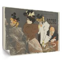 POSTER - 29x21 cm (A4) - Théophile Steinlen - Asche - Braun, Textil (29.7/21/0.1cm) - TULUP