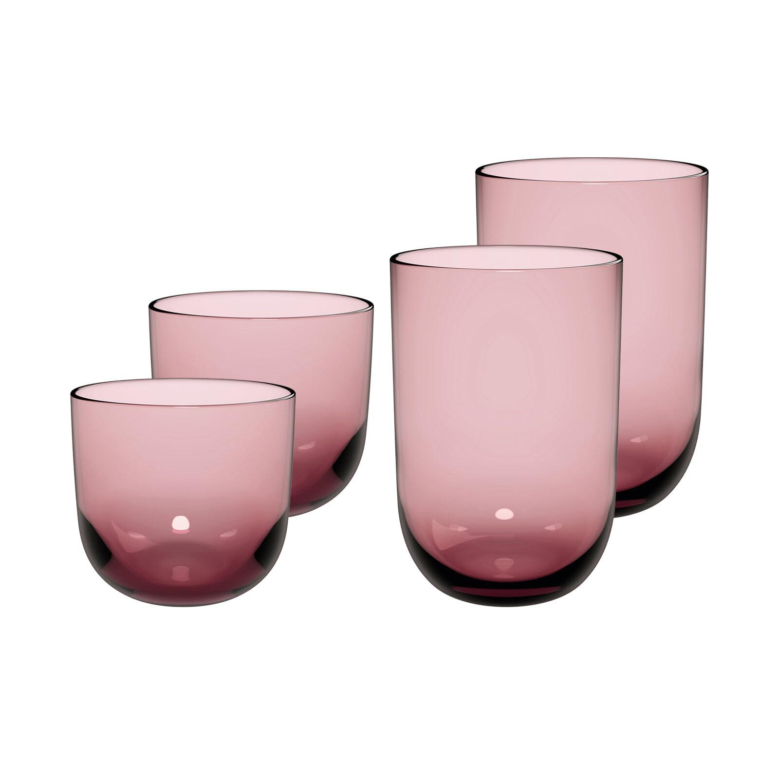 TRINKGLÄSER Like Glass Grape 4-tlg. - Pink, Glas (0.001L) - like.Villeroy & Boch
