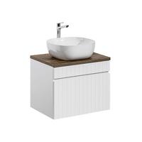 WASCHTISCH 60cm Zelie Weiß - Weiß, Holzwerkstoff (60/48/46cm) - Petits-meubles