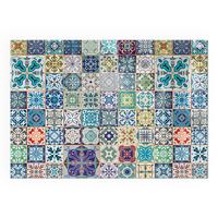 GLASPLATTE für Kamin 100x70 cm - Blau, Glas (100/70/0.4cm) - TULUP