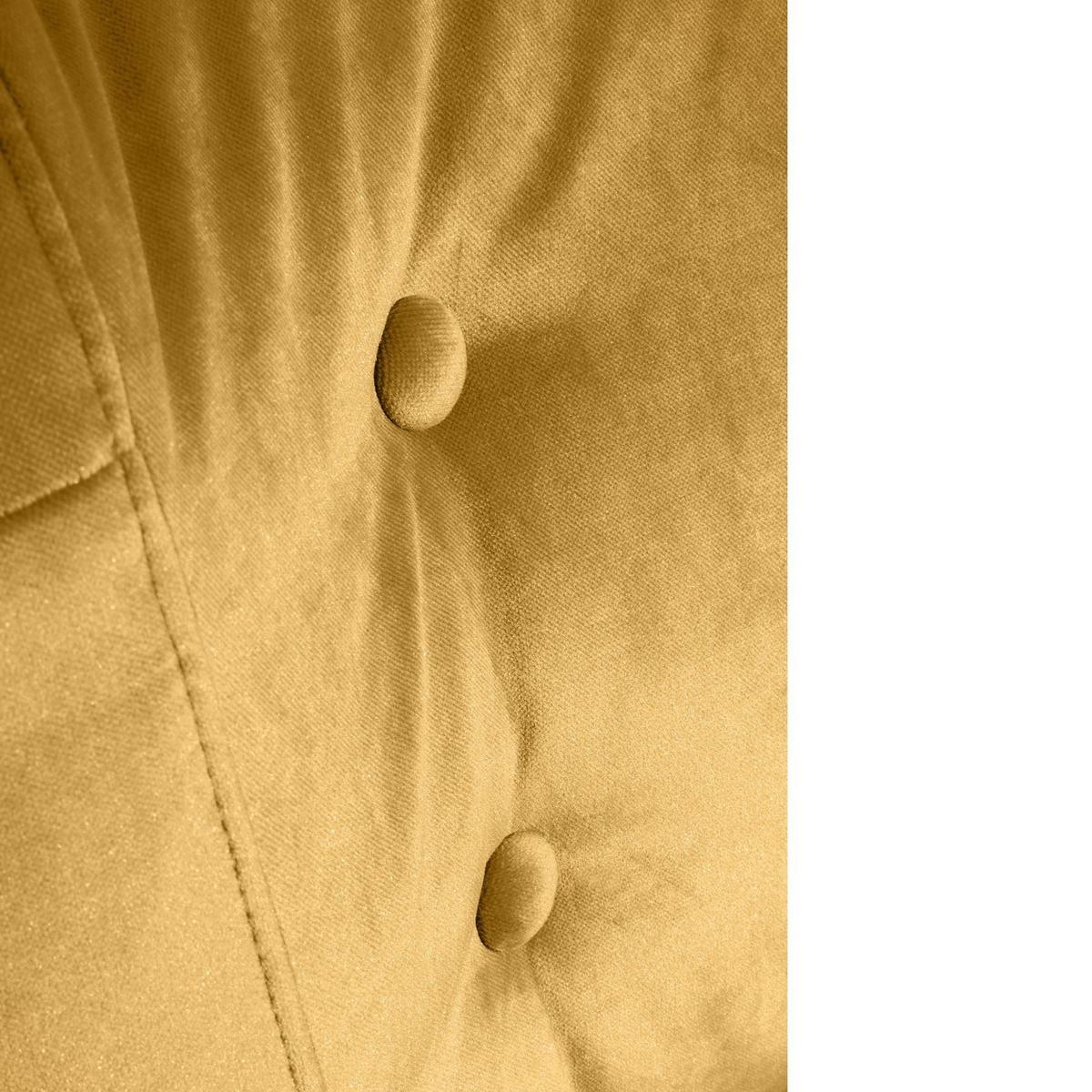 SESSEL Kassi Bezug Samtvelours Buche natur / mais - Gelb, Kunststoff (69/80/68cm) - 58aufmkessel