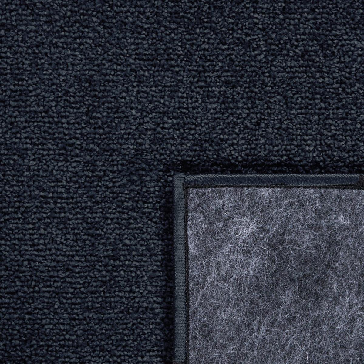 KURZFLORTEPPICH Waschbar, einfarbig, Marineblau, 60 x 100 cm - Blau, Textil (100/60cm) - KADIMA DESIGN