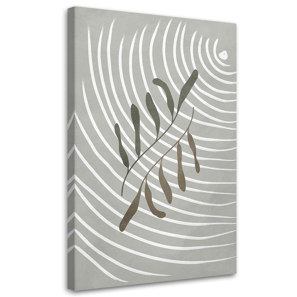 KUNSTDRUCK Grau 80/120 cm - Grau, Textil (80/120cm) - KUNSTLOFT
