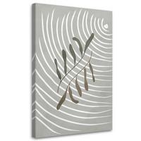 KUNSTDRUCK Grau 80/120 cm - Grau, Textil (80/120cm) - KUNSTLOFT