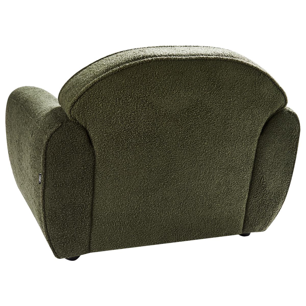 SESSEL Dunkelgrün Ellede - Dunkelgrün, Textil (93/73/90cm) - Beliani