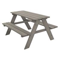 KINDERSITZGARNITUR Grau aus Massivholz - Grau, Holz - ML-DESIGN