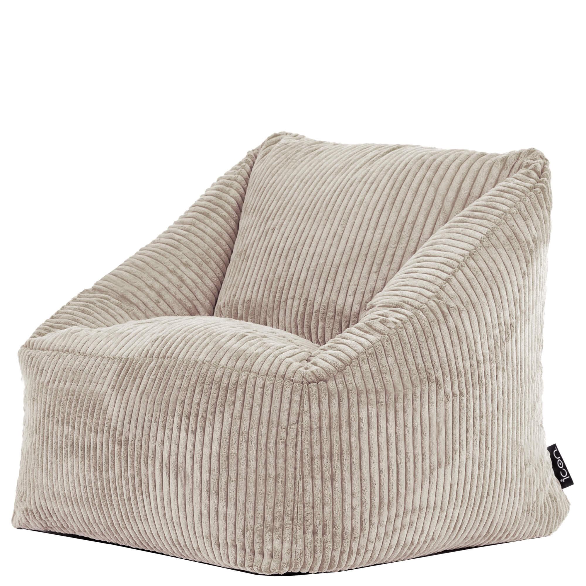 SITZSACK Flauschig für Kinder - Beige, Textil (55/44/55cm) - icon