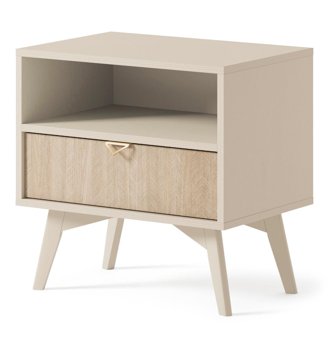 NACHTTISCH FORESTA 54/54/38 cm Kieferfarben - Beige, Holzwerkstoff (54/54/38cm) - MASSENO