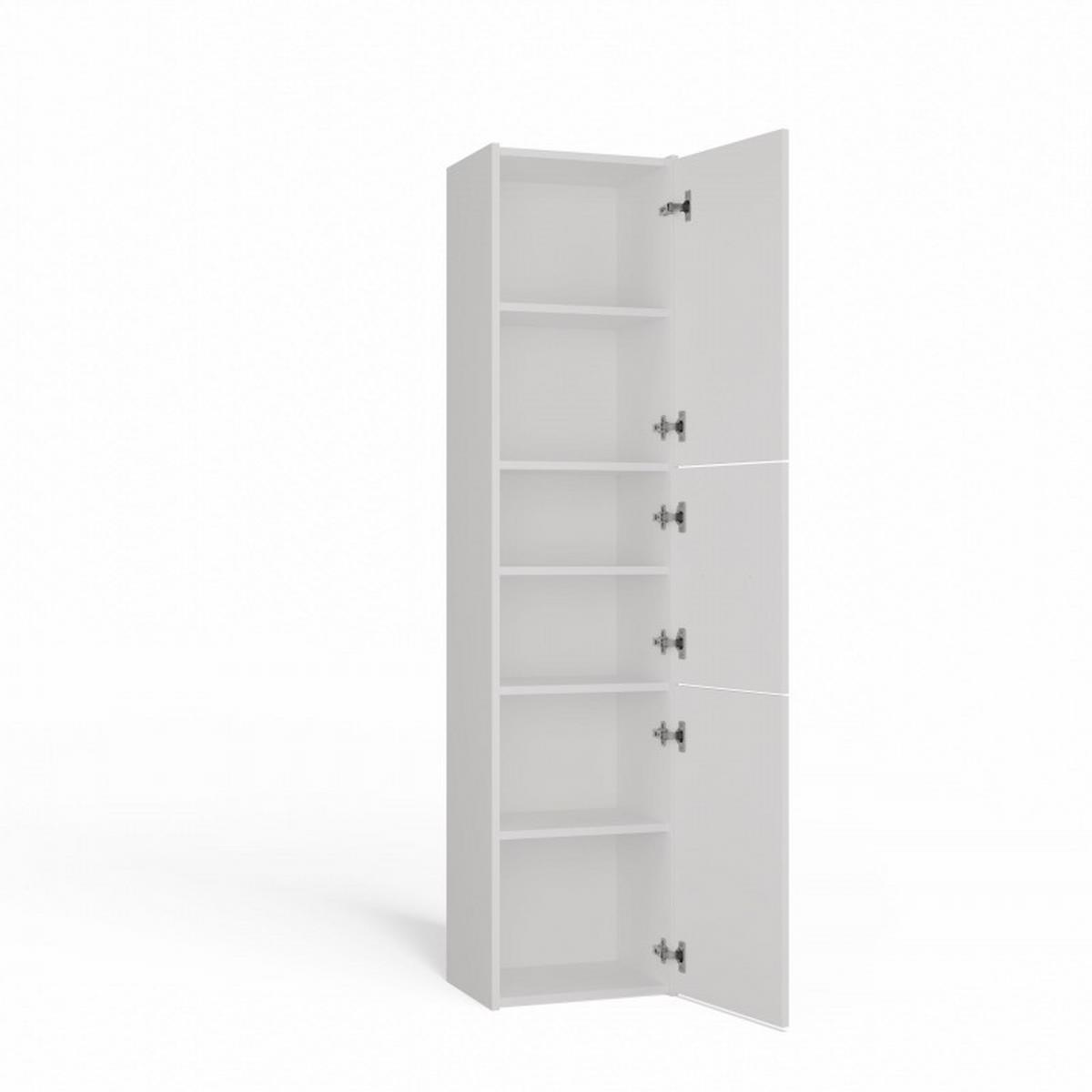 BADEZIMMERSCHRANK Weiß 40/170/30 - Weiß, Holzwerkstoff (40/170/30cm) - RAUMHIRSCH FURNITURE