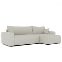 ECKSOFA Luna Max Mit Schlaffunktion - Creme, Holzwerkstoff/Textil (145/278cm) - Fun Möbel