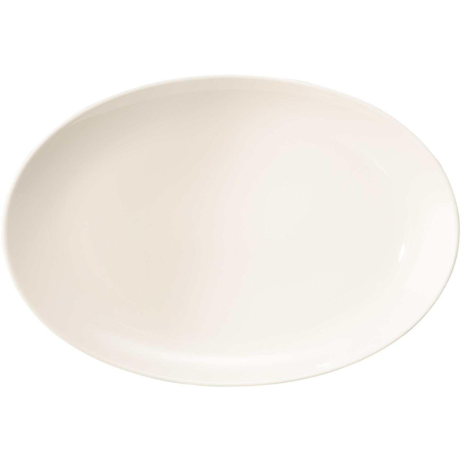 SERVIERPLATTE Savona Fine Diamond creme 35,1 x 24,2 cm - Creme, Keramik (24.2/3.1/35.1cm) - Seltmann Weiden