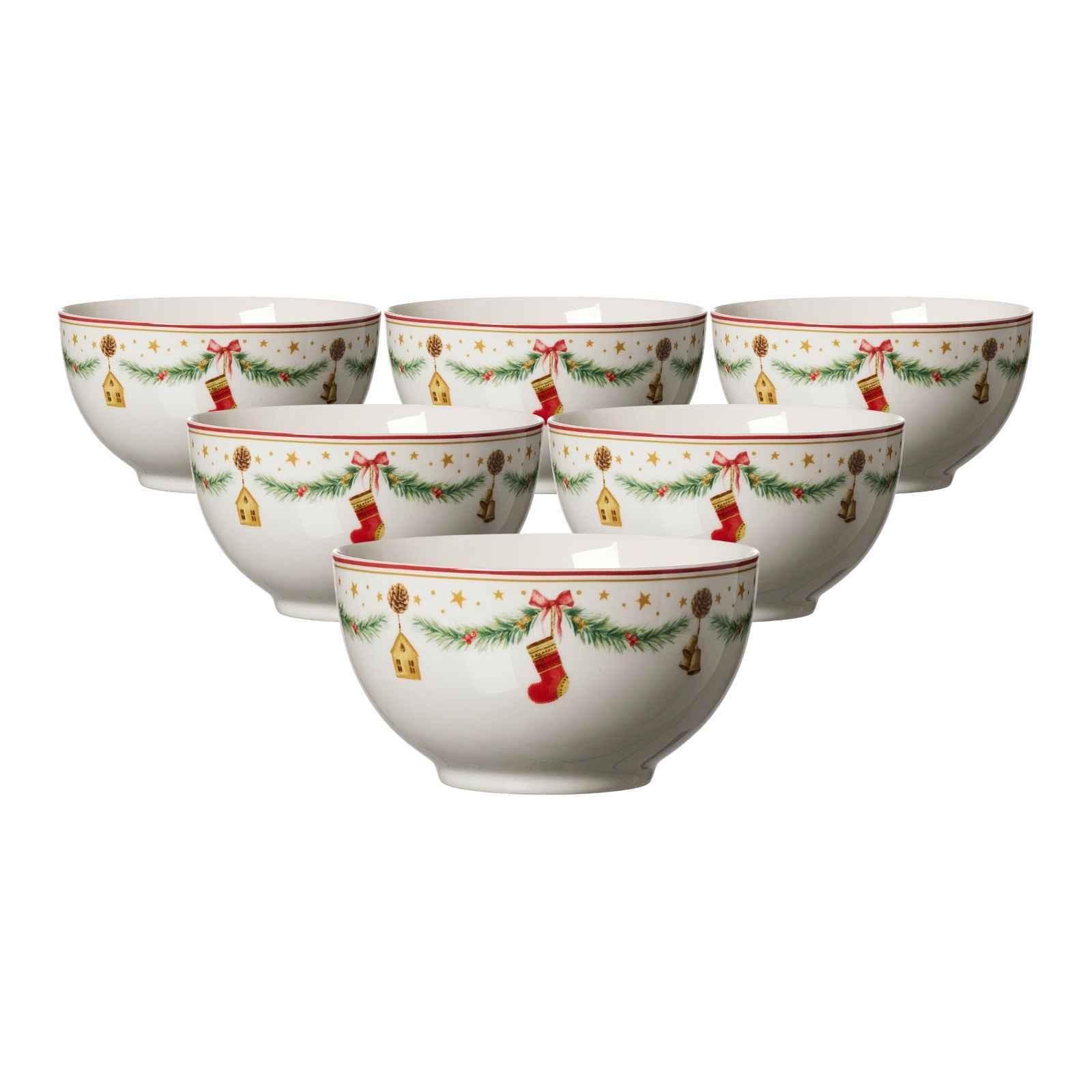 MÜSLISCHALEN Holly bunt ø 15 cm 6er Set - Multicolor, Keramik (15cm) - Ritzenhoff Breker
