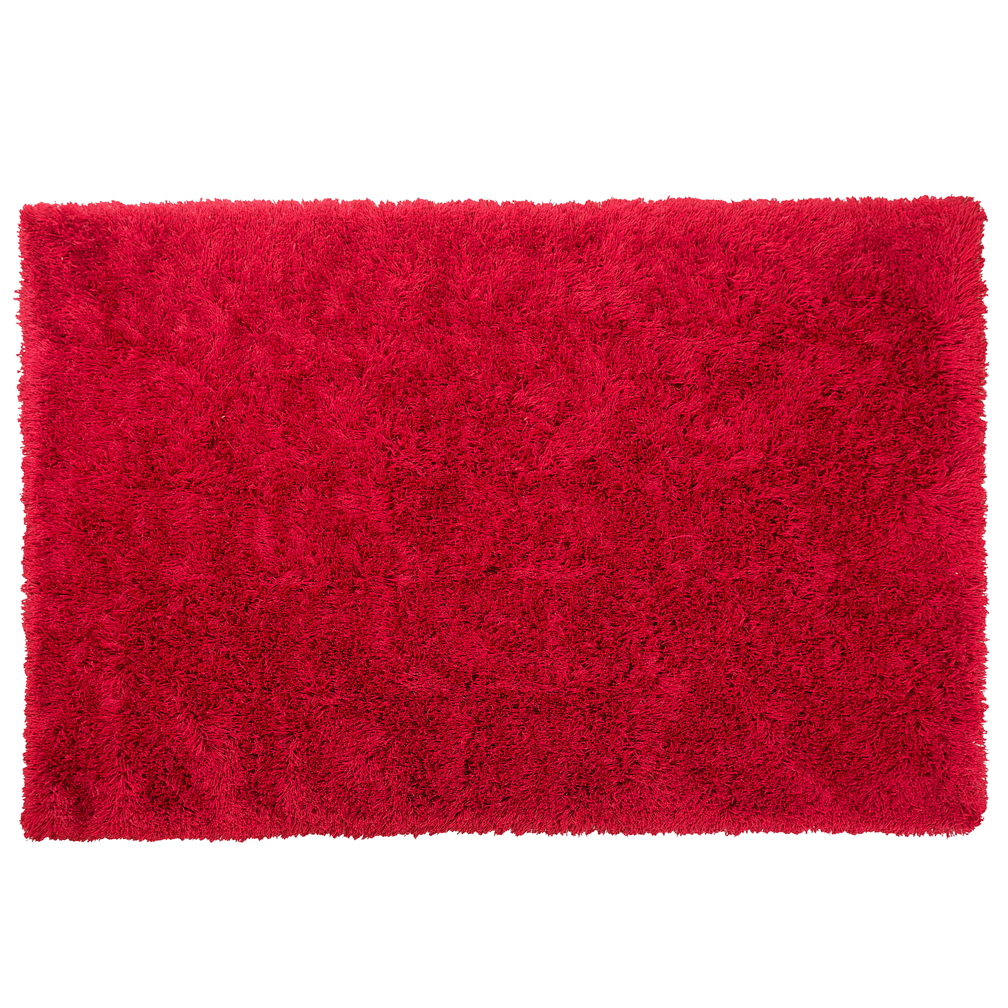 SHAGGY-TEPPICH Cide 300/200 cm - Rot, Kunststoff (200/300cm) - Beliani