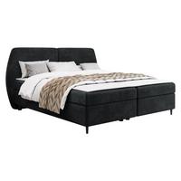 BOXBETT Madryt - H3 - Schwarz, Holz/Holzwerkstoff (160/200cm) - MIRJAN24