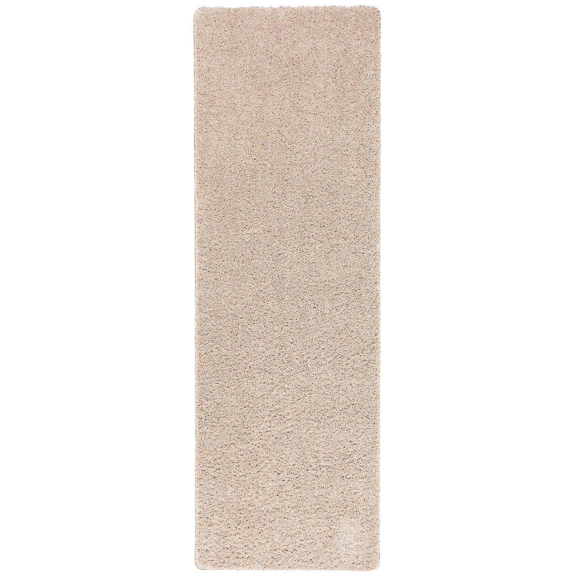 LUXUS HOCHFLOR LANGFLOR LÄUFER TEPPICH MILANO - Beige, Textil (100/400cm) - Snapstyle