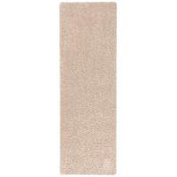 LUXUS HOCHFLOR LANGFLOR LÄUFER TEPPICH MILANO - Beige, Textil (100/100cm) - Snapstyle