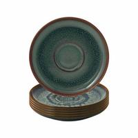 KAFFEEUNTERTASSEN Crafted Breeze ø 14,9 cm 6er Set - Blaugrau, Keramik (14.9cm) - like.Villeroy & Boch