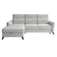 ECKSOFA Talia, Seite: Links LC-2R - Hellgrau/Schwarz, Holz/Kunststoff (238/167cm) - MIRJAN24