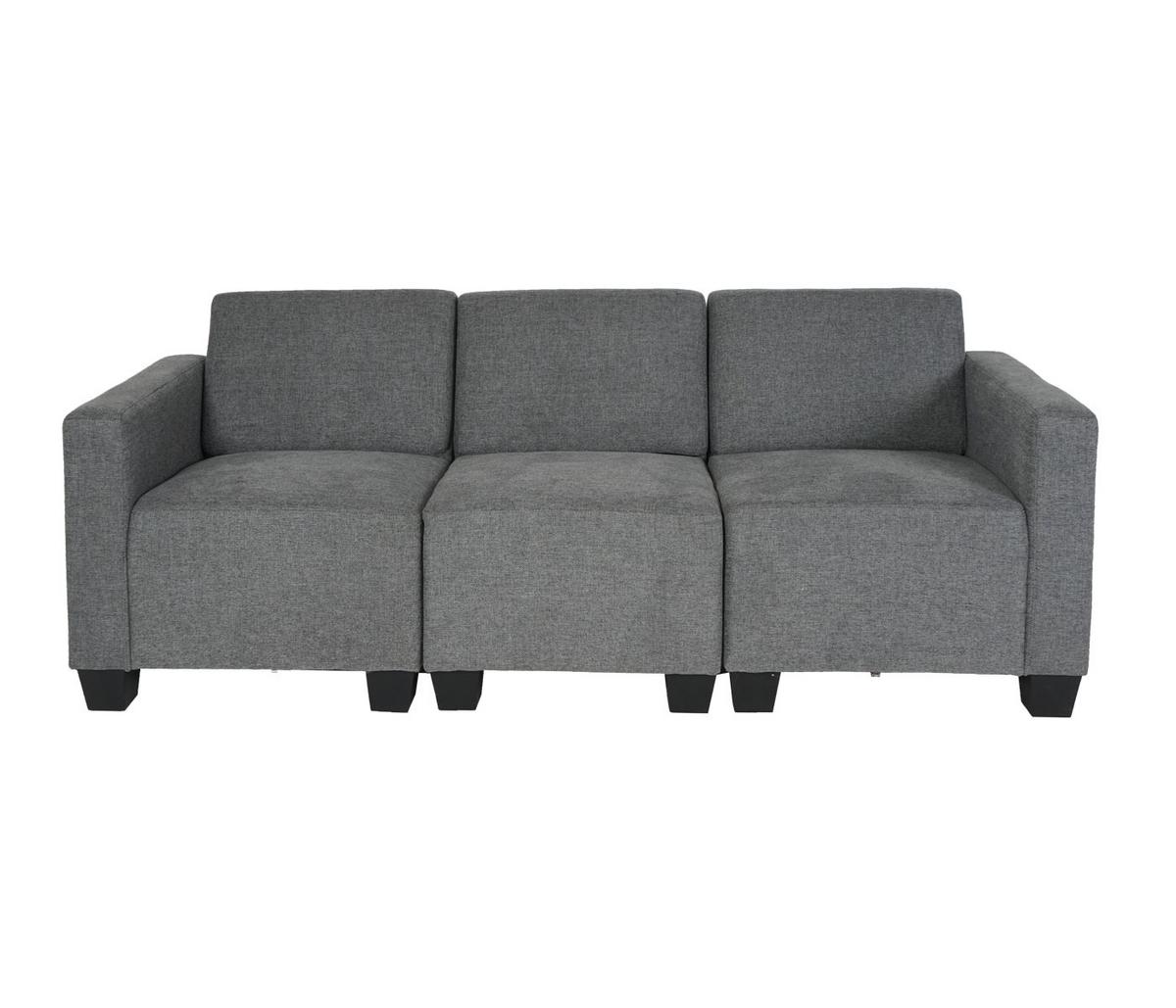 3-SITZER SOFA Grau - Grau, Textil (193/76/72cm) - MCW