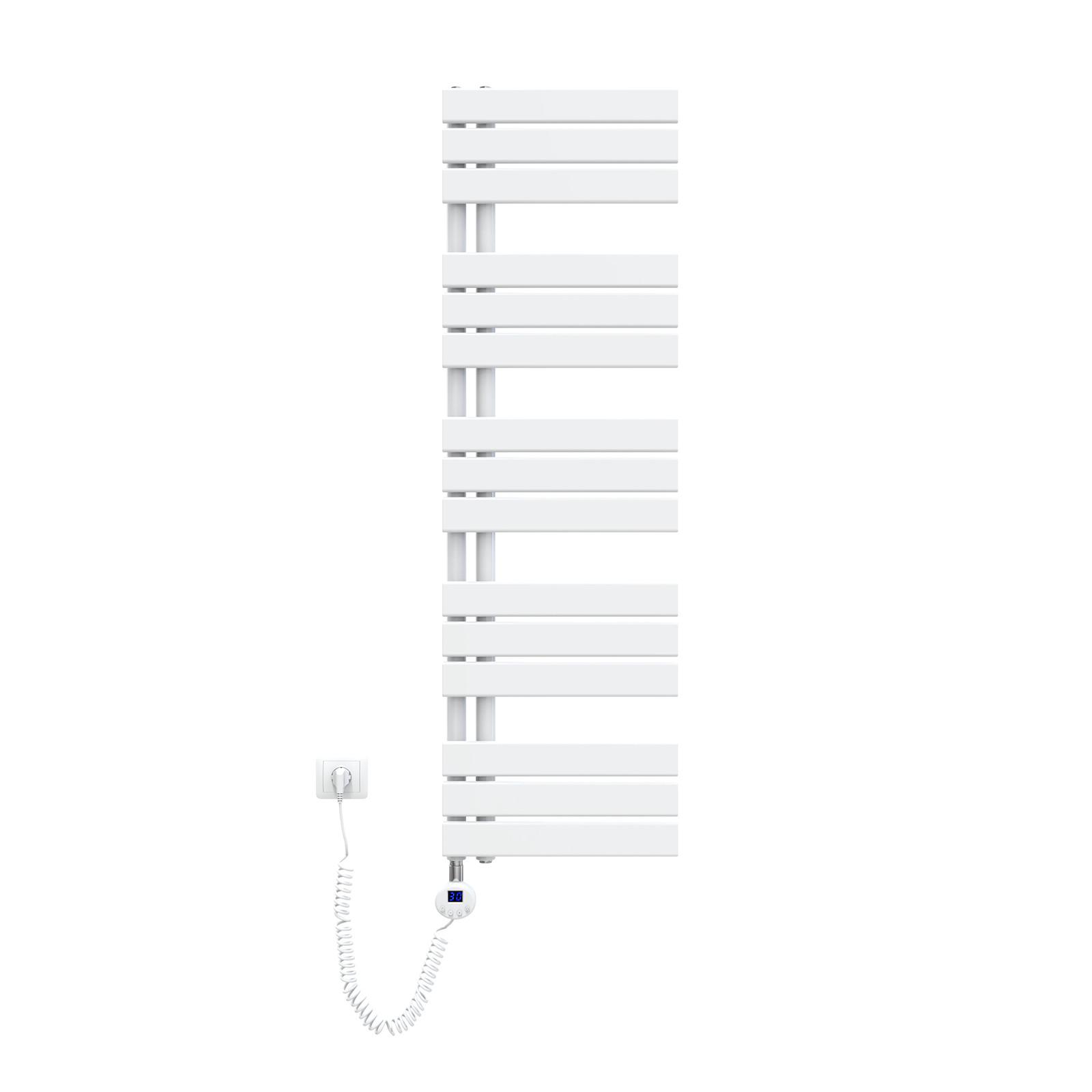 HEIZKÖRPER Elektrisch WLAN Thermostat Weiß 132/40 cm - Weiß, Metall (40/132/5.9cm) - EMKE