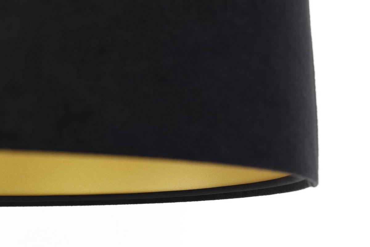 HÄNGELEUCHTE Gold 50/25 cm - Goldfarben/Schwarz, Kunststoff (50/0.4/25cm) - ONZENO