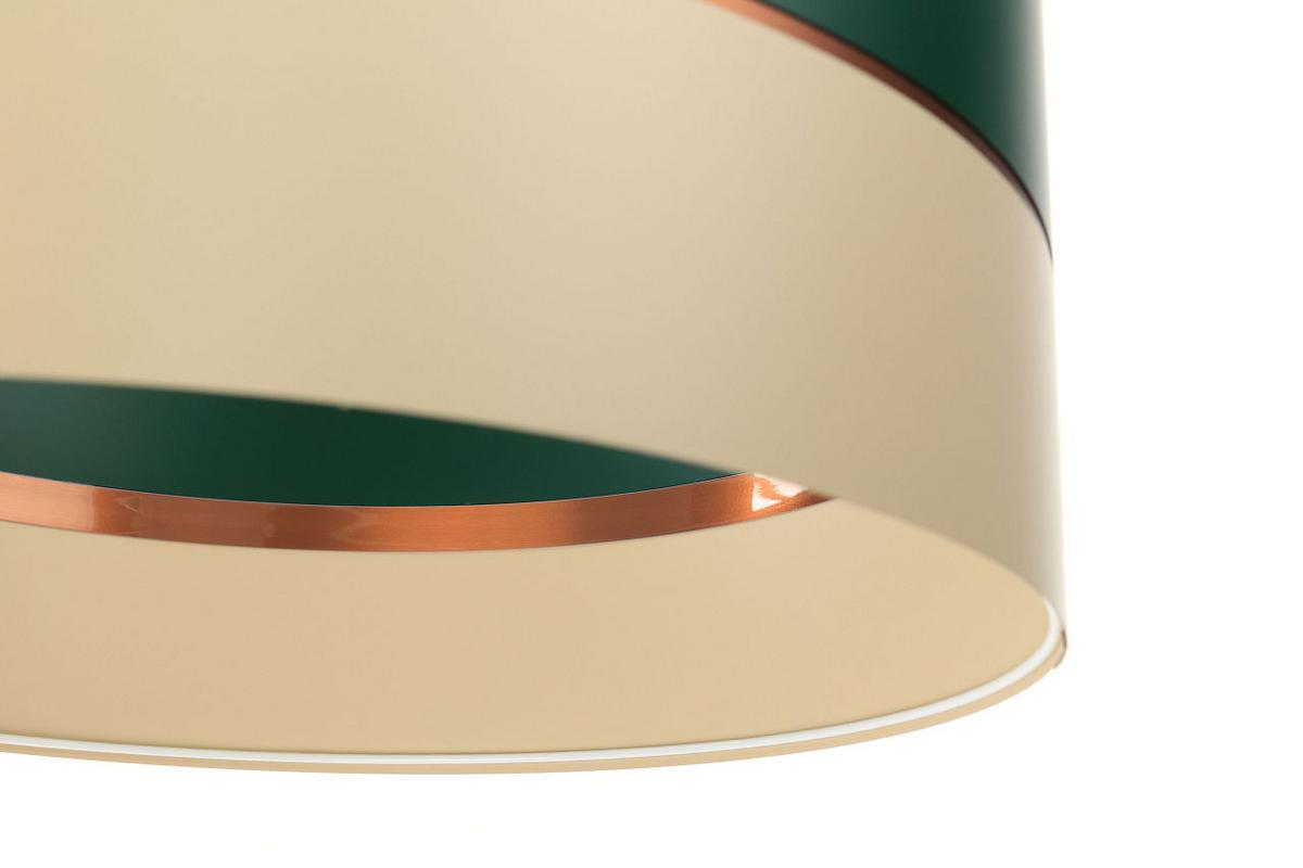 HÄNGELEUCHTE Grün 40/21 cm - Beige/Grün, Kunststoff (40/0.6/21cm) - ONZENO