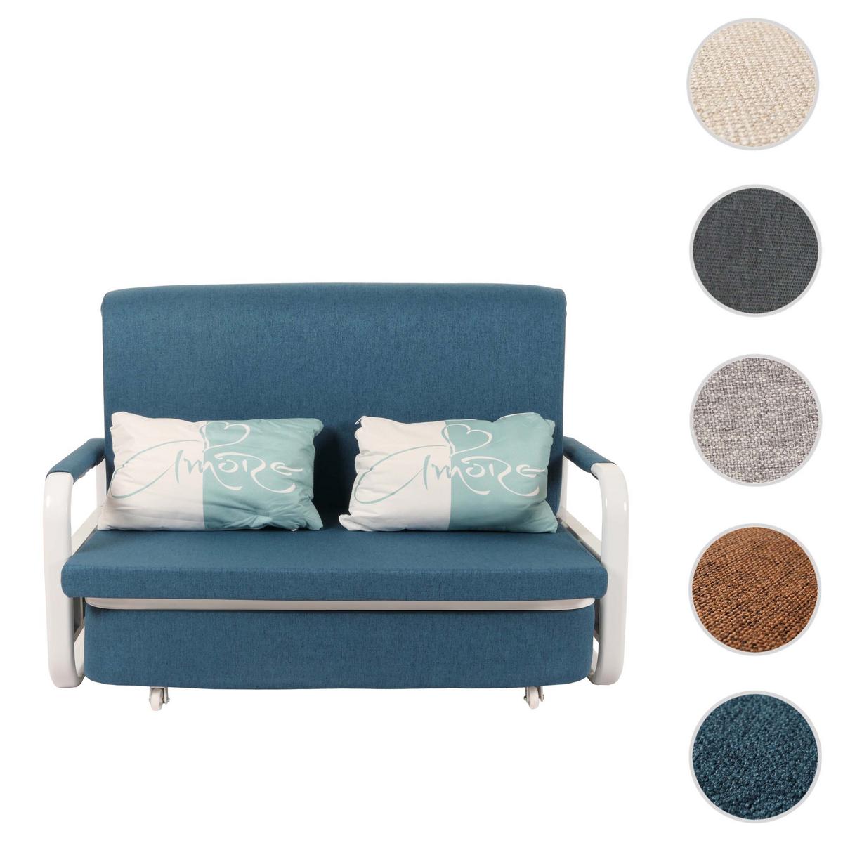 SCHLAFSOFA Blau - Blau/Dunkelblau, Textil (130/71/185cm) - MCW