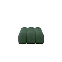 POUF OLEA-PUF 91x87x44 cm Grün Cord Modular Sitzhocker - Waldgrün/Schwarz, Holzwerkstoff/Kunststoff (91/44/87cm) - ALTDECOR
