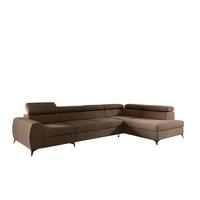 ECKSOFA Toronto Xl - Braun, Holzwerkstoff/Textil (340/200cm) - Fun Möbel