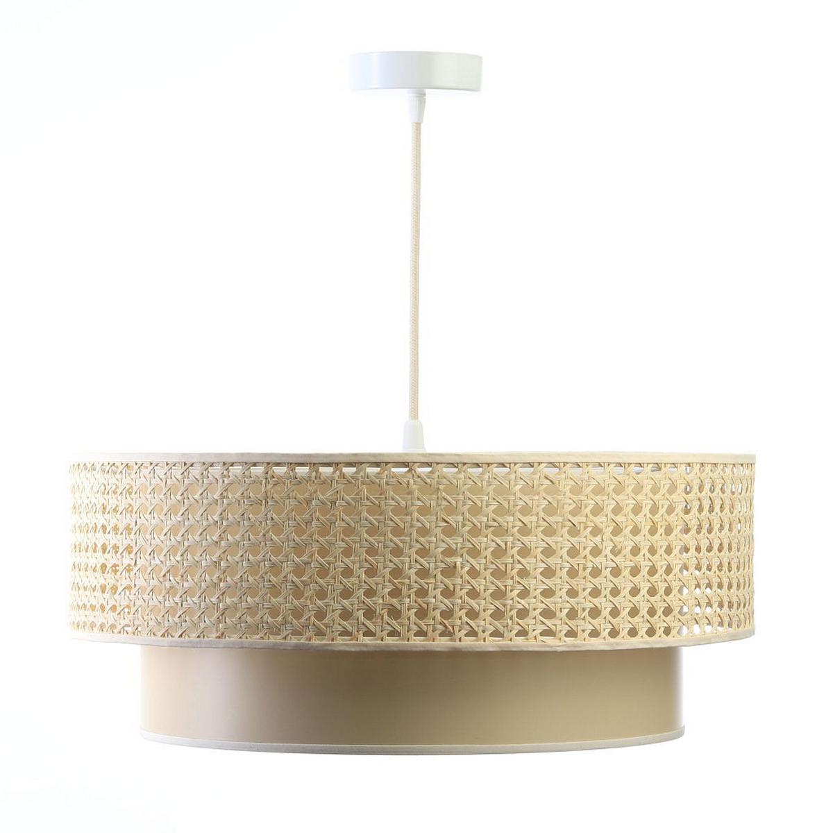 HÄNGELEUCHTE Beige 50/20 cm - Beige, Kunststoff (50/1/20cm) - ONZENO