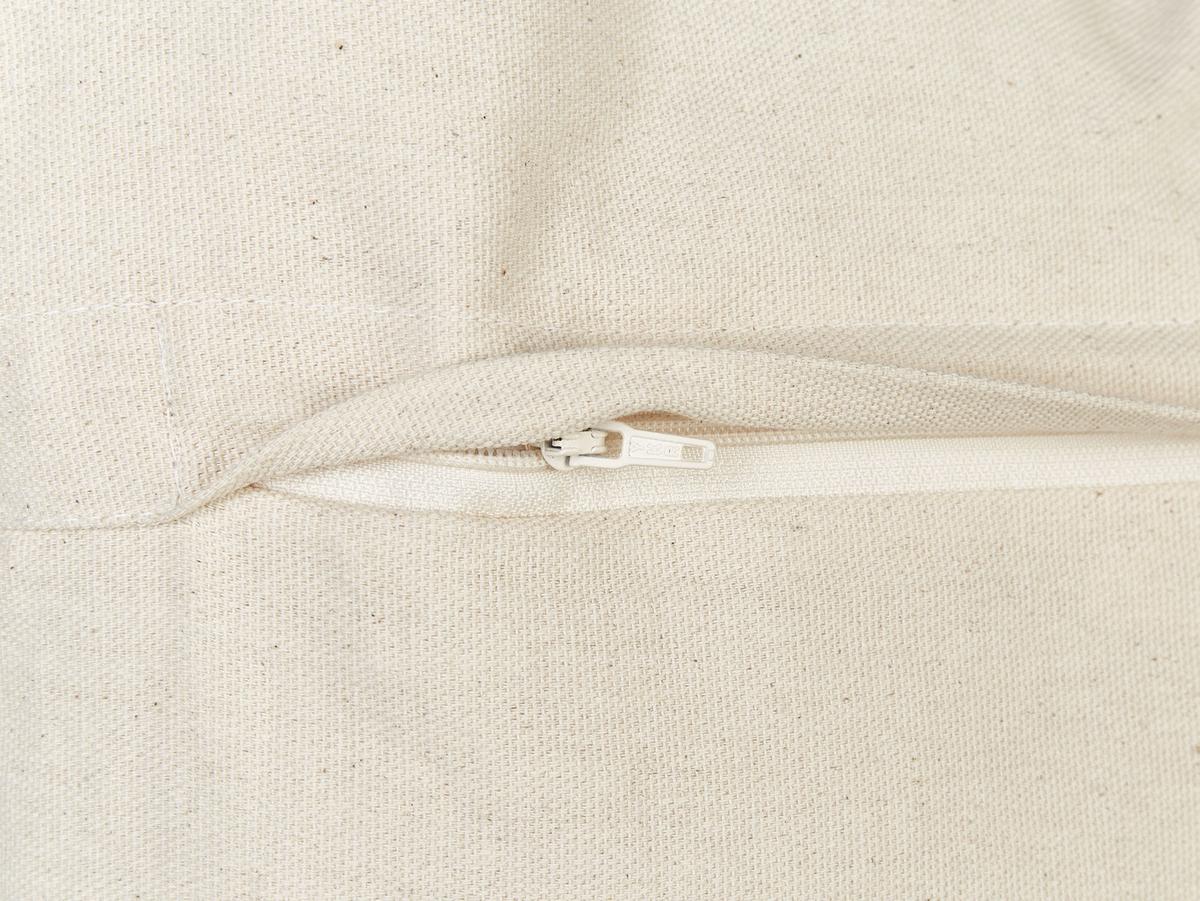 DEKOKISSEN 2er-Set Beige 45/45 cm Oberonia - Beige/Braun, Naturmaterialien (45/45cm) - Beliani