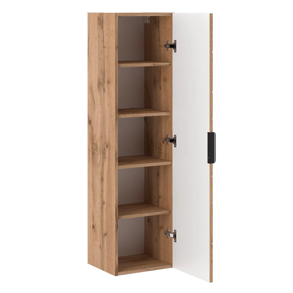 BADMÖBEL 80cm Teren 2er-Set Holz - Braun, Holzwerkstoff (80/50/45.8cm) - Petits-meubles