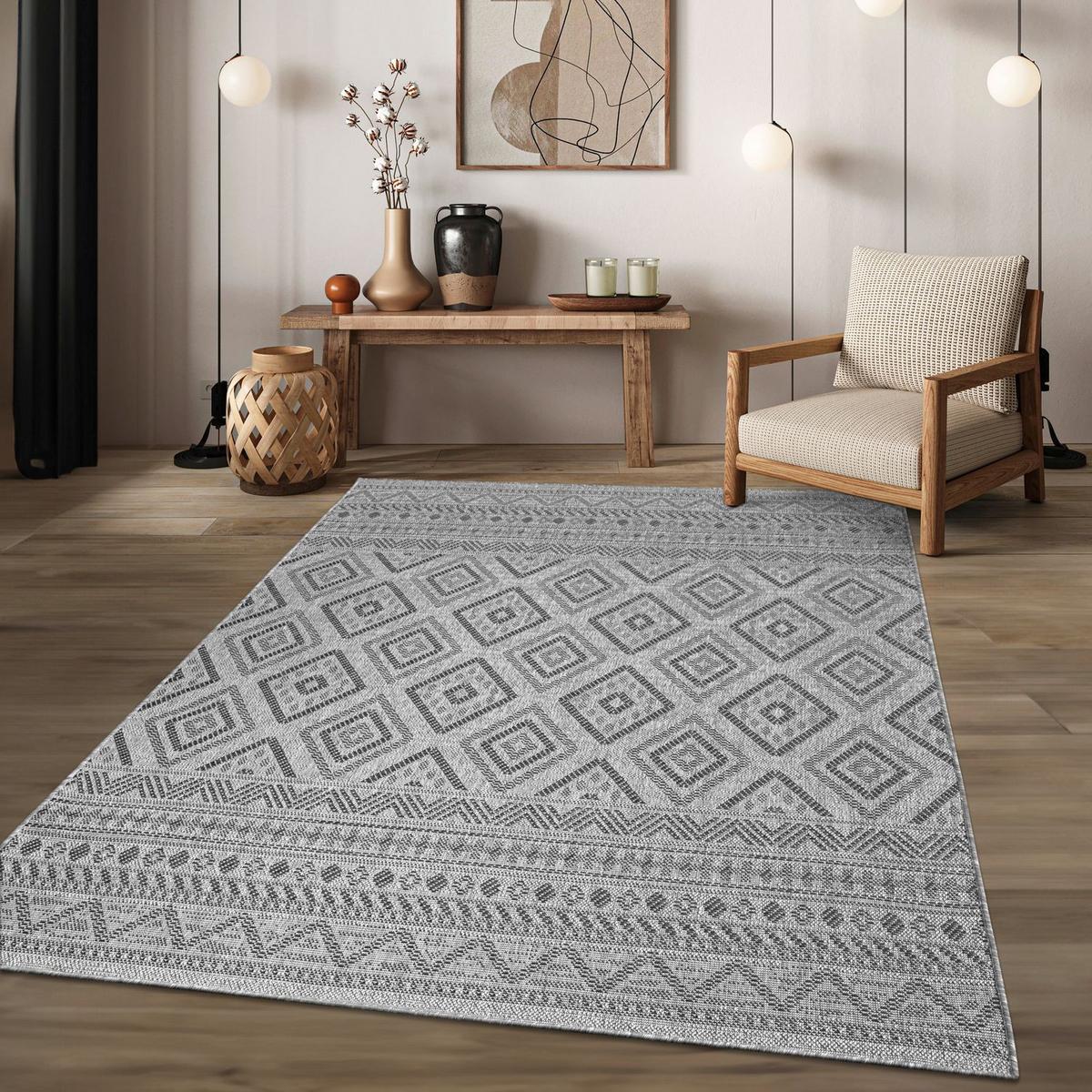 OUTDOORTEPPICH Anthrazit 80 x 250 cm - Anthrazit, Kunststoff (80/250cm) - TT Home