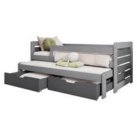 JUGENDBETT Tomas II - Grau, Holz (90/200cm) - MIRJAN24