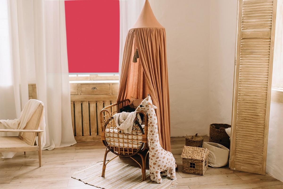 INNENROLLO - Fensterrollo - Rollo - 100x140 cm - Rot - Rot, Kunststoff (100/140/0.5cm) - TULUP