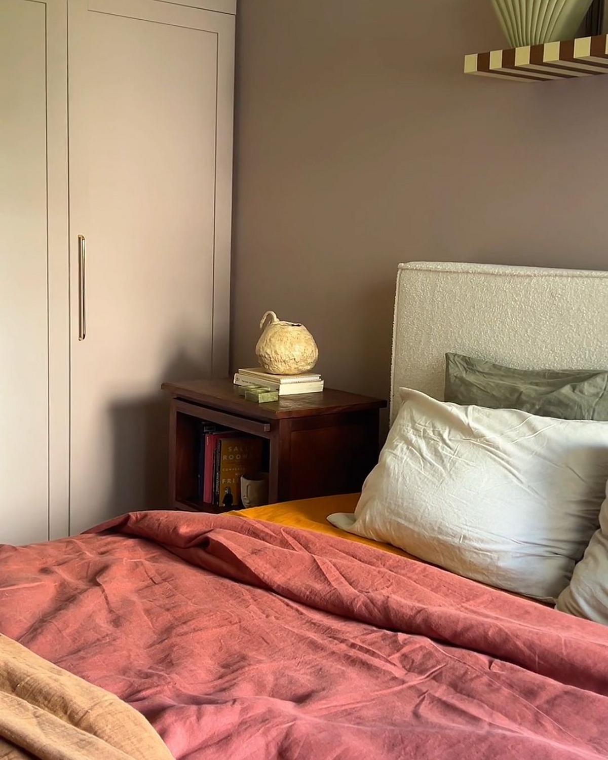 POLSTERBETT 160x200 cm Weiß Moissac - Creme, Textil (160/200cm) - Beliani