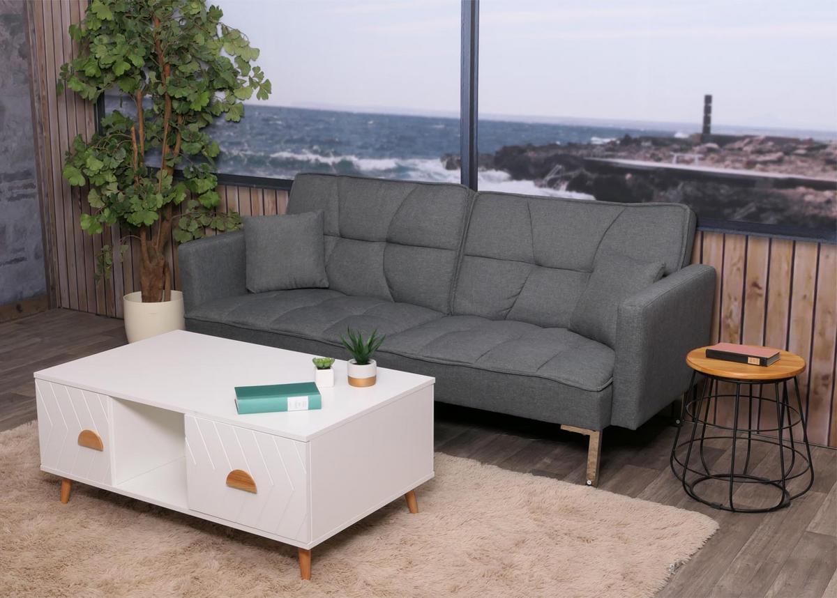 COUCHTISCH eckig Weiß - Weiß, Holz (60/103/42cm) - MCW