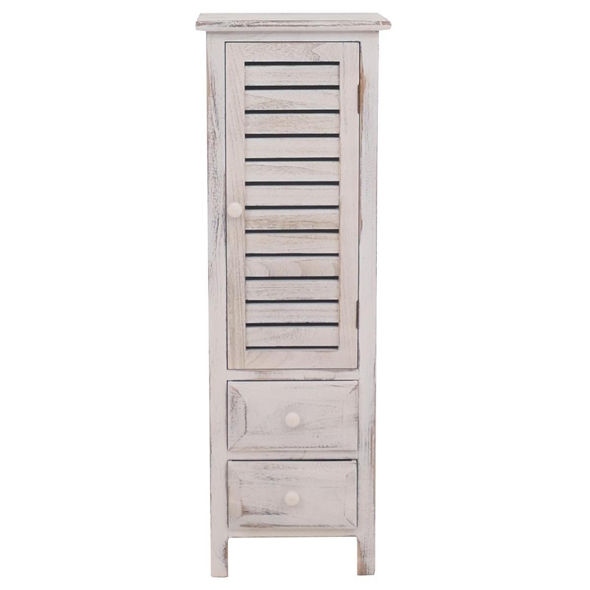 KOMMODE SCHRANK Weiß - Weiß, Holz (30/91/25cm) - MCW
