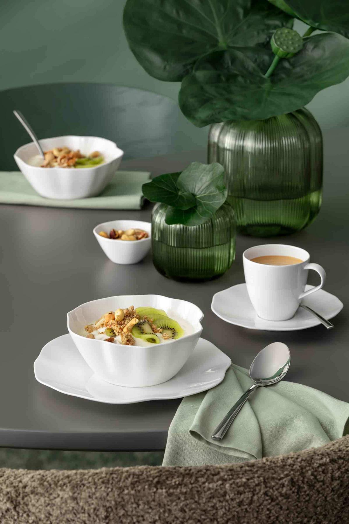 BASIC-SET Pura weiß 6-tlg. - Weiß, Keramik (2/2/2cm) - Villeroy & Boch