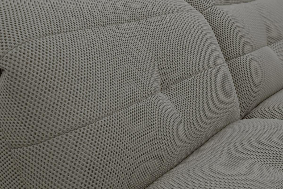 ECKSOFA TRENTO 4-Sitzer, taupe - Taupe/Schwarz, Holzwerkstoff/Kunststoff (165/262cm) - Wozimo