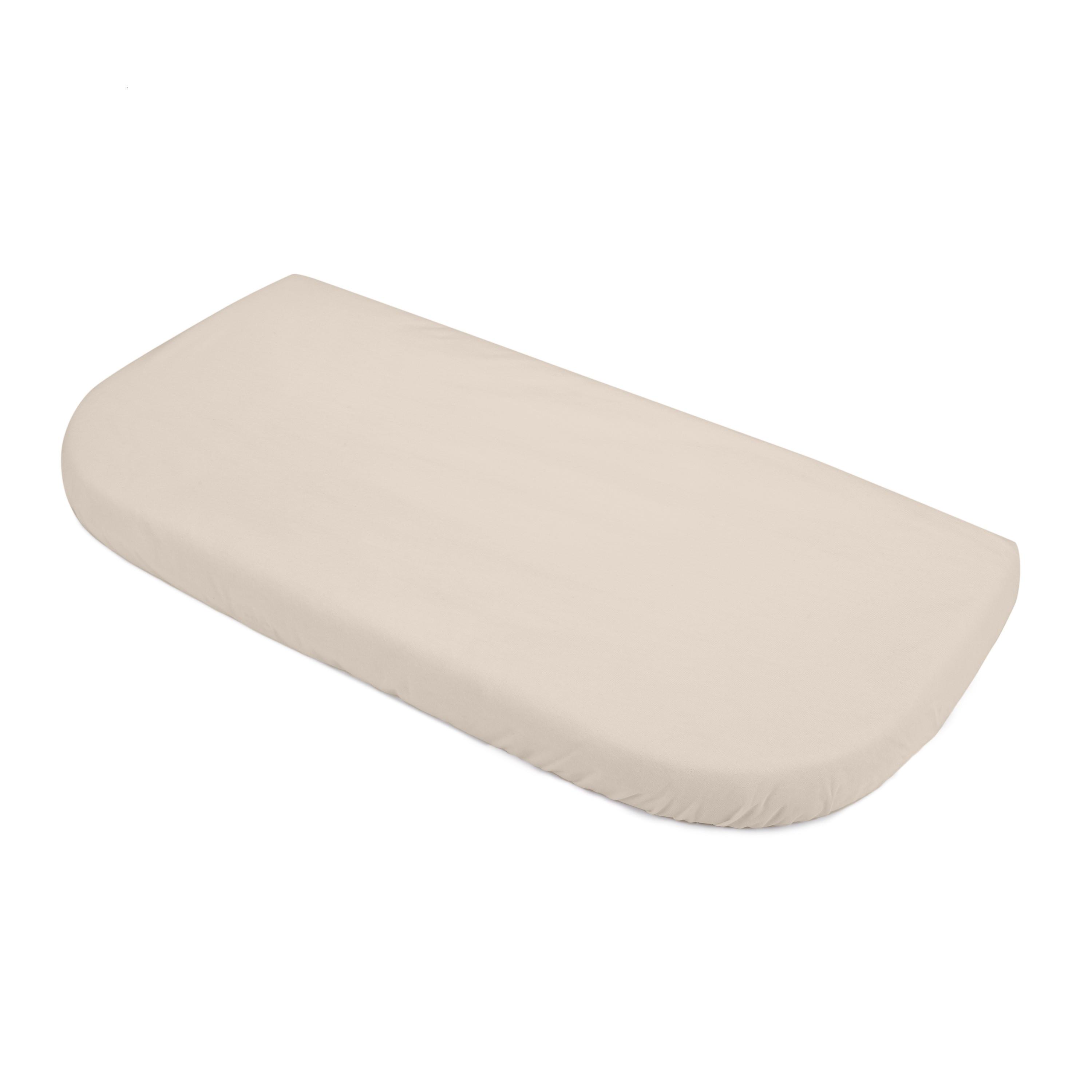 BABY Spannbettlaken für Beistellbett 7in1 - Beige, Textil (37/73cm) - waldin