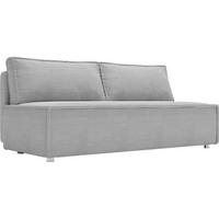 SCHLAFSOFA Diana mit Bettkasten, Hellgrau 200/89/100 cm - Edelstahlfarben/Silberfarben, Textil/Metall (200/89/100cm) - WFL GROUP