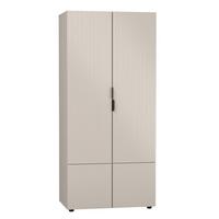 SCHRANK 4 Türen Soly Kaschmir - Beige, Holzwerkstoff (90.4/198.5/56.1cm) - Petits-meubles