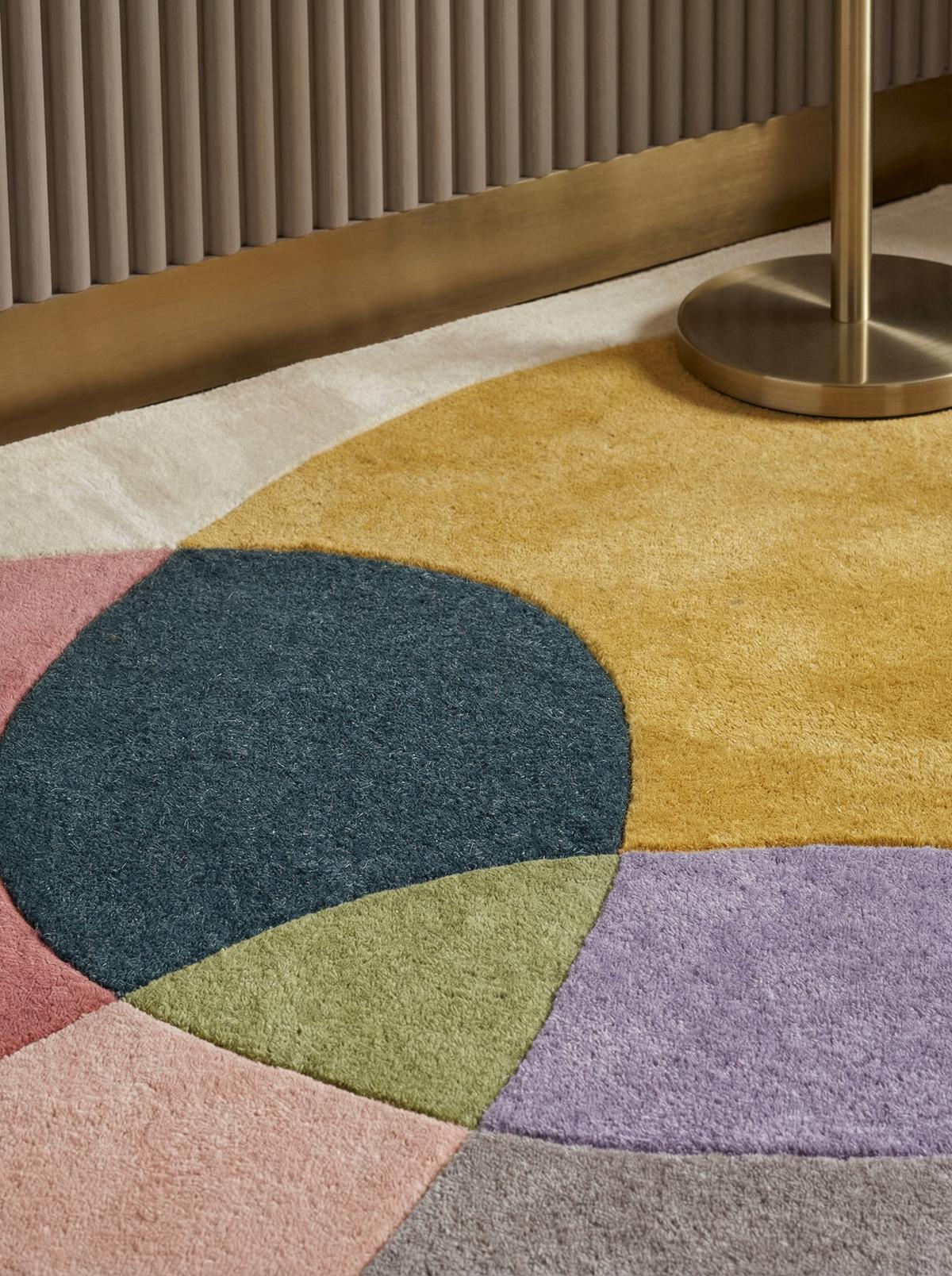 WOLLTEPPICH AIRE, abstrakt, aus Wolle, Bunt, 120 x 170 cm - Multicolor, Textil (170/120cm) - KADIMA DESIGN