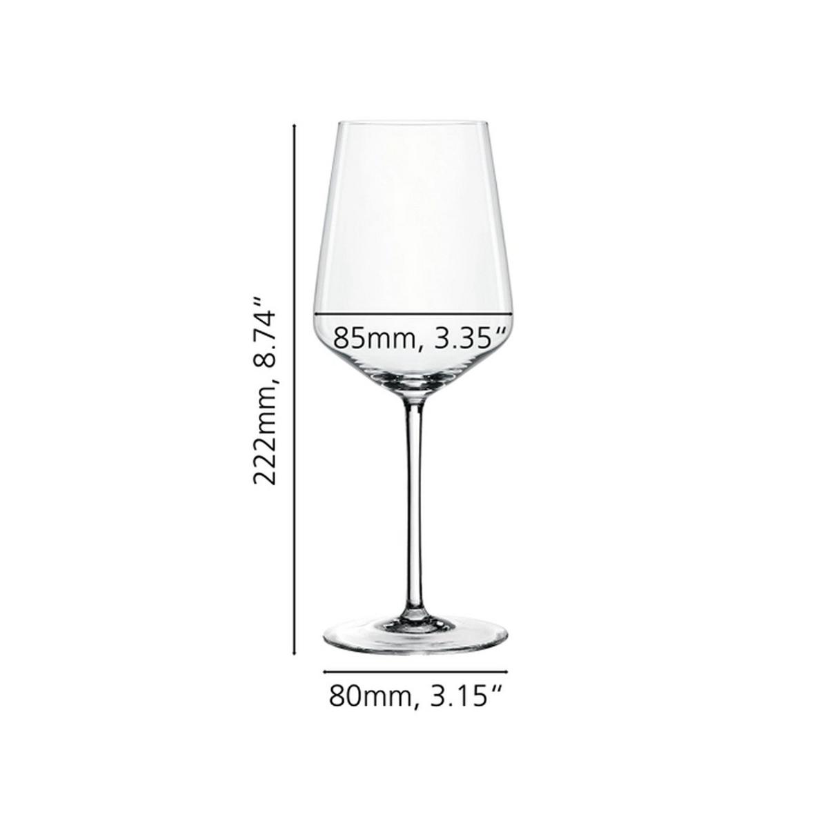 WEISSWEINGLÄSER Style transparent 440 ml 4er Set - Transparent, Glas (0.44L) - Spiegelau